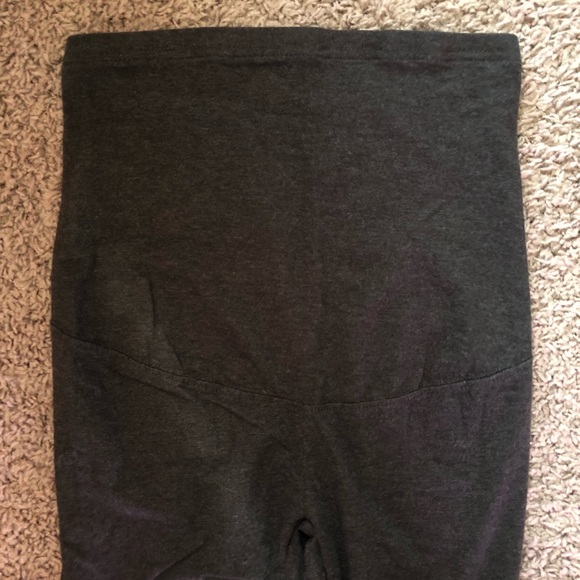 Dark Gray Maternity Leggings - Picture 2 of 5
